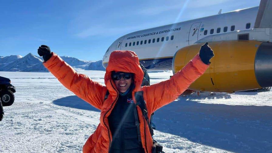 La dominicana Thais Herrera parte a Antártica, a esquiar hasta el Polo Sur y a escalar Mt. Vison