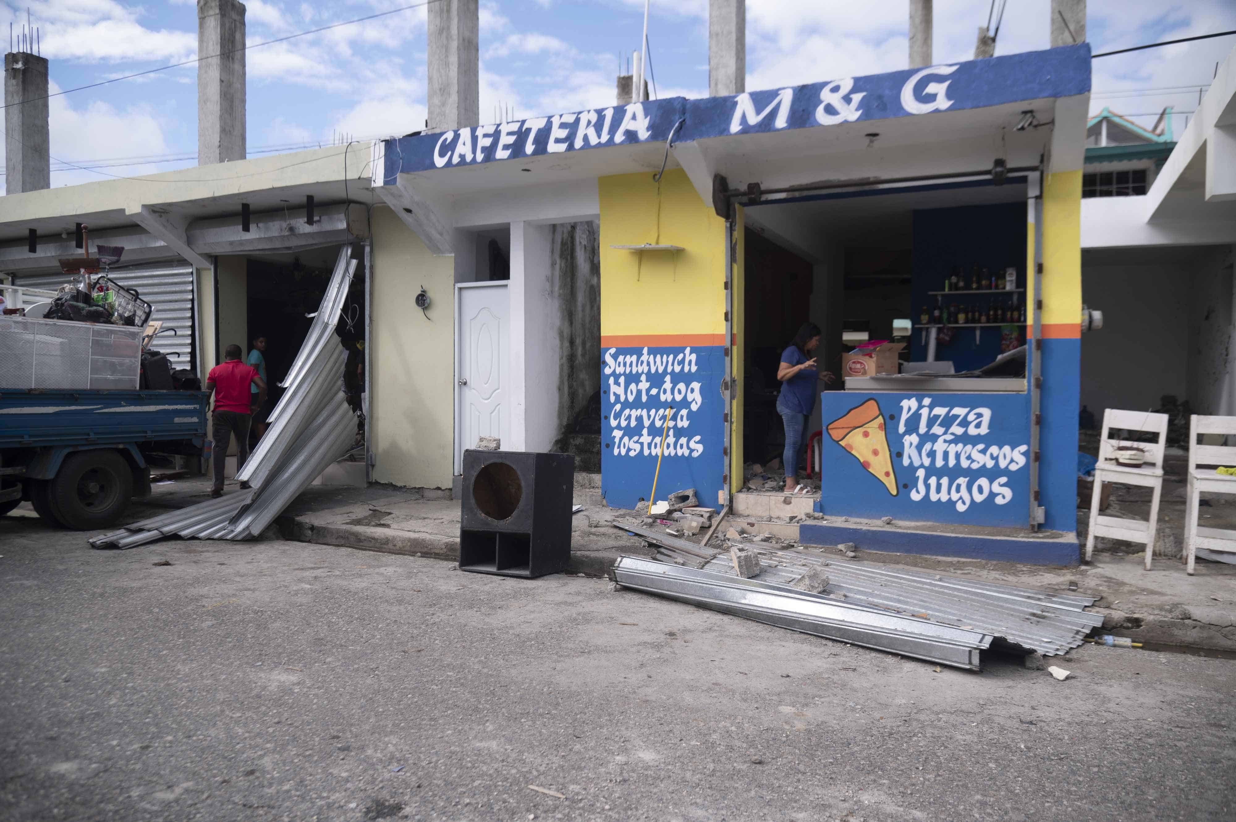 Locales afectados por la explosión de un tanque de gas en Palenque, San Cristóbal.