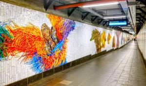 Dos nuevos mosaicos celebran la fauna neoyorquina en una estaci&oacute;n de metro del Bronx