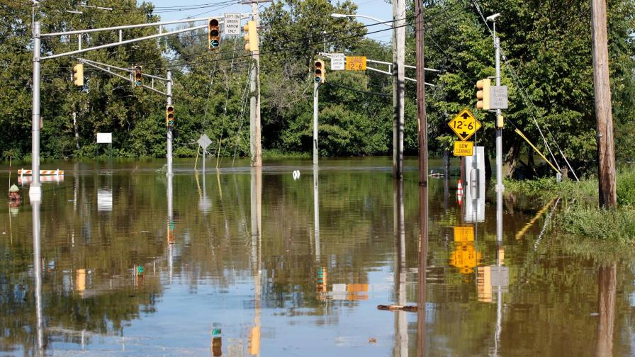 Tormenta golpea a Nueva Jersey y deja varios sectores inundados en plena víspera de Navidad