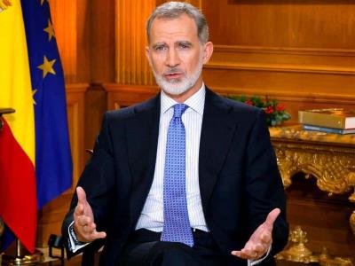 Rey de España advierte sobre la discordia en su mensaje de Navidad
