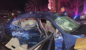 Policía en California busca a sospechoso de un accidente en el que murieron dos niños