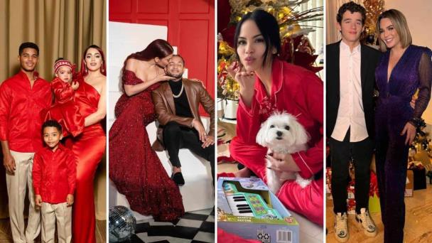 Las postales de las figuras dominicanas en el Día de Navidad