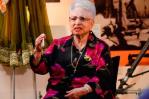 Este 25 de diciembre la veterana locutora María Cristina Camilo cumple 106 años