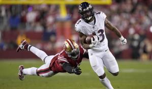 Lamar Jackson y Ravens se llevan el duelo de líderes con triunfo ante San Francisco