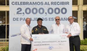 Aeropuerto del Cibao alcanza los dos millones de viajeros en el 2023