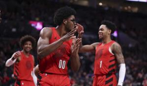 Simons y Reath conducen a Blazers a victoria sobre Kings, 130-113