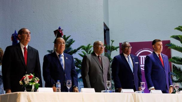 La despedida de Milton Ray Guevara en el Tribunal Constitucional y lo que dijo sobre su sustituto