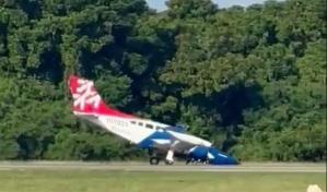 Aerolínea Reef Jet explica accidente de aeronave en aeropuerto de El Higüero