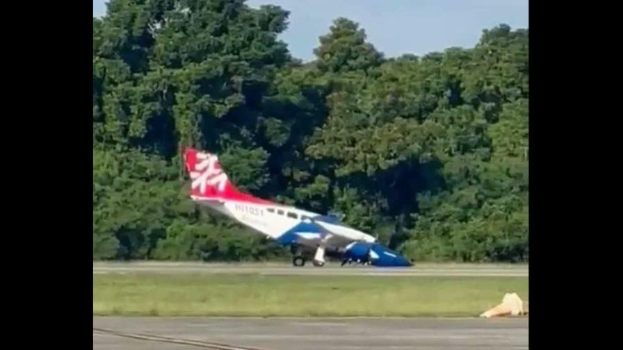 Aerolínea Reef Jet explica accidente de aeronave en aeropuerto de El Higüero