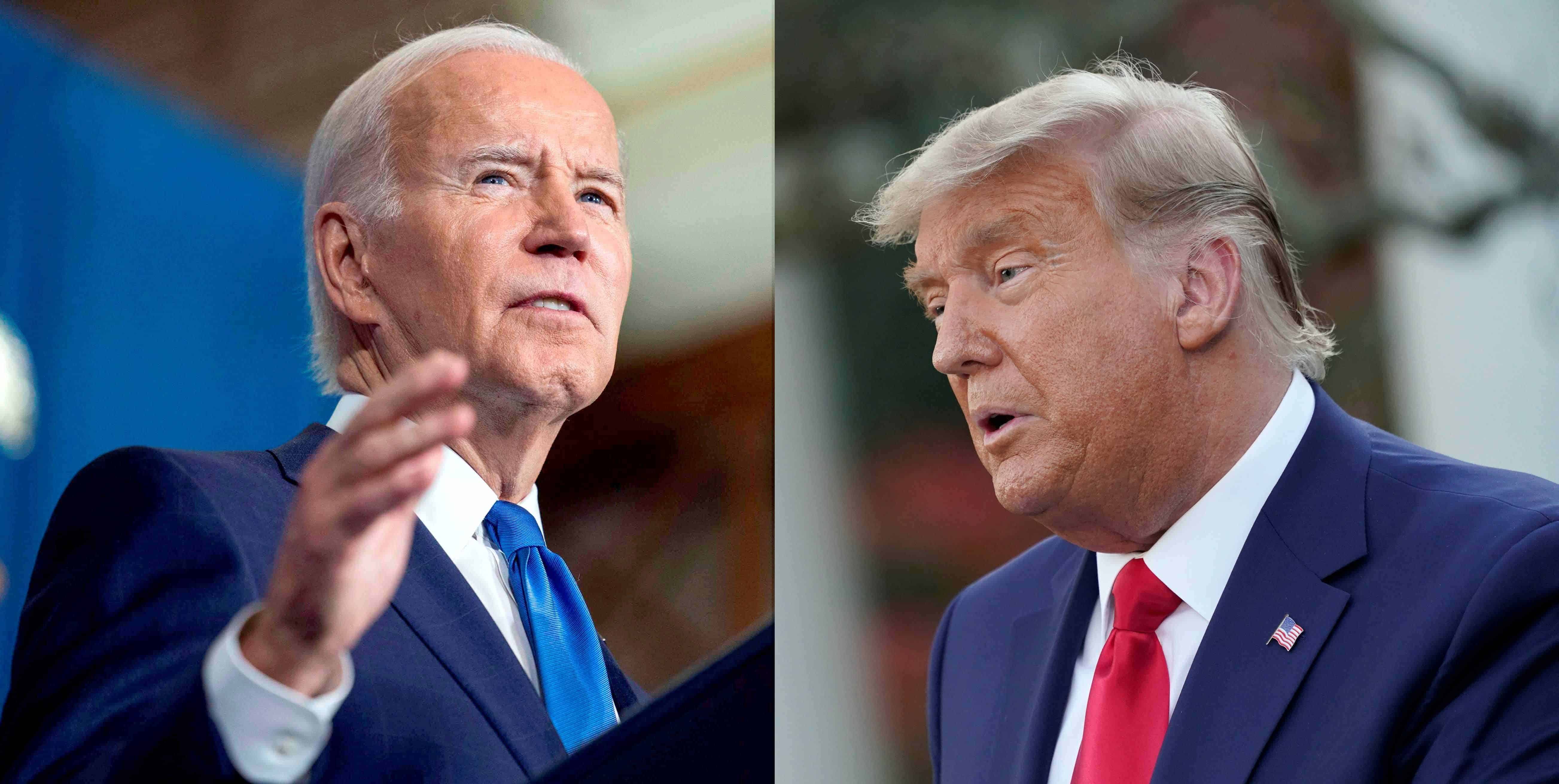 El año 2024 viene marcado con las elecciones presidenciales estadounidenses del 5 de noviembre, con un presumible enfrentamiento entre Joe Biden (i) y Donald J Trump (d).