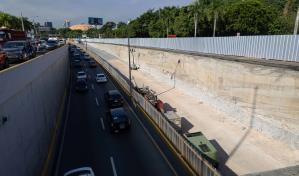 Poco movimiento en rehabilitación del paso a desnivel de la 27 de Febrero con Máximo Gómez