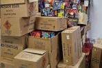Autoridades arremeten contra venta de fuegos artificiales ilegales en Santiago Autoridades arremeten contra venta de fuegos artificiales ilegales en Santiago