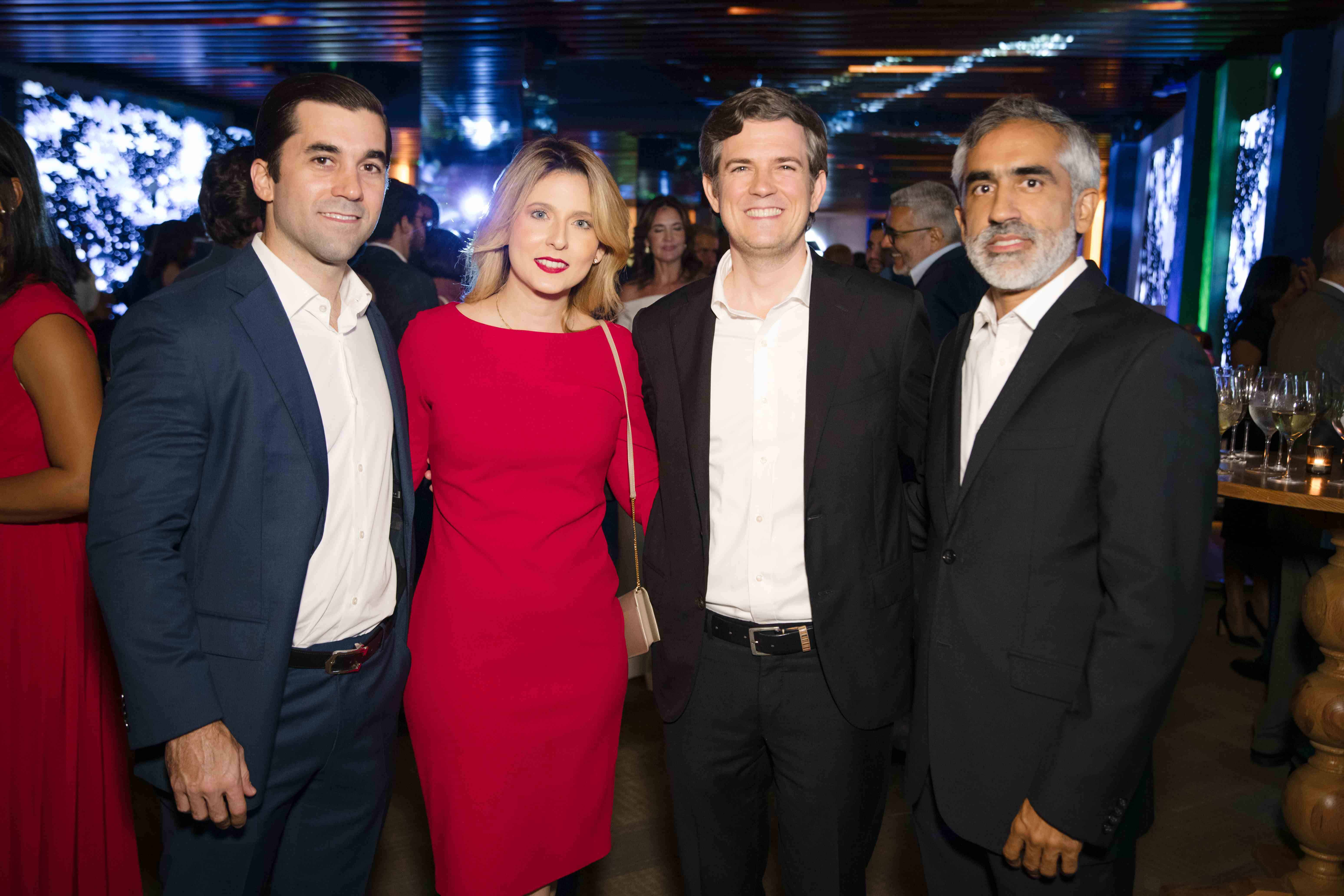 Ricky Tarrazo, Ana Carolina Blanco de Pais, Juan Carlos Pais y Gabriel Tineo.
