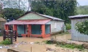 Al menos 12 viviendas inundadas la noche de Año Nuevo en Puerto Plata