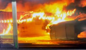 El vuelo JL516 de Japan Airlines, chocó con un avión de la Guardia Costera en Haneda