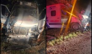 Tres personas resultaron heridas tras deslizarse ambulancia en carretera San Pedro de Macorís