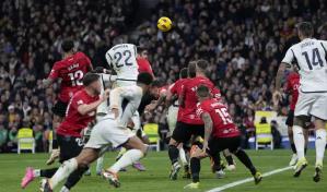 Real Madrid se impone al Mallorca y cierra en la cima la primera vuelta en España