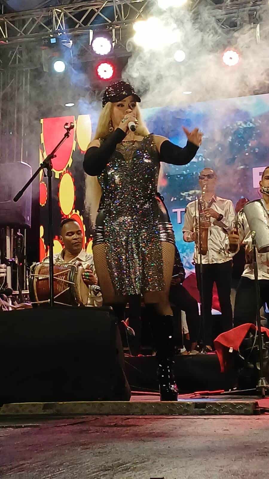 La cantante Miriam Cruz.