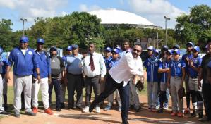 Inauguran serie final Torneo Navideño Academia Luisito Mercedes