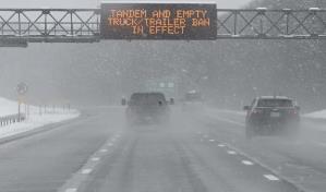 Nieve y lluvia helada azotarán la costa este de EEUU el fin de semana