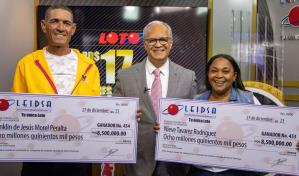 Leidsa entrega 17 millones a cocinera y quesero