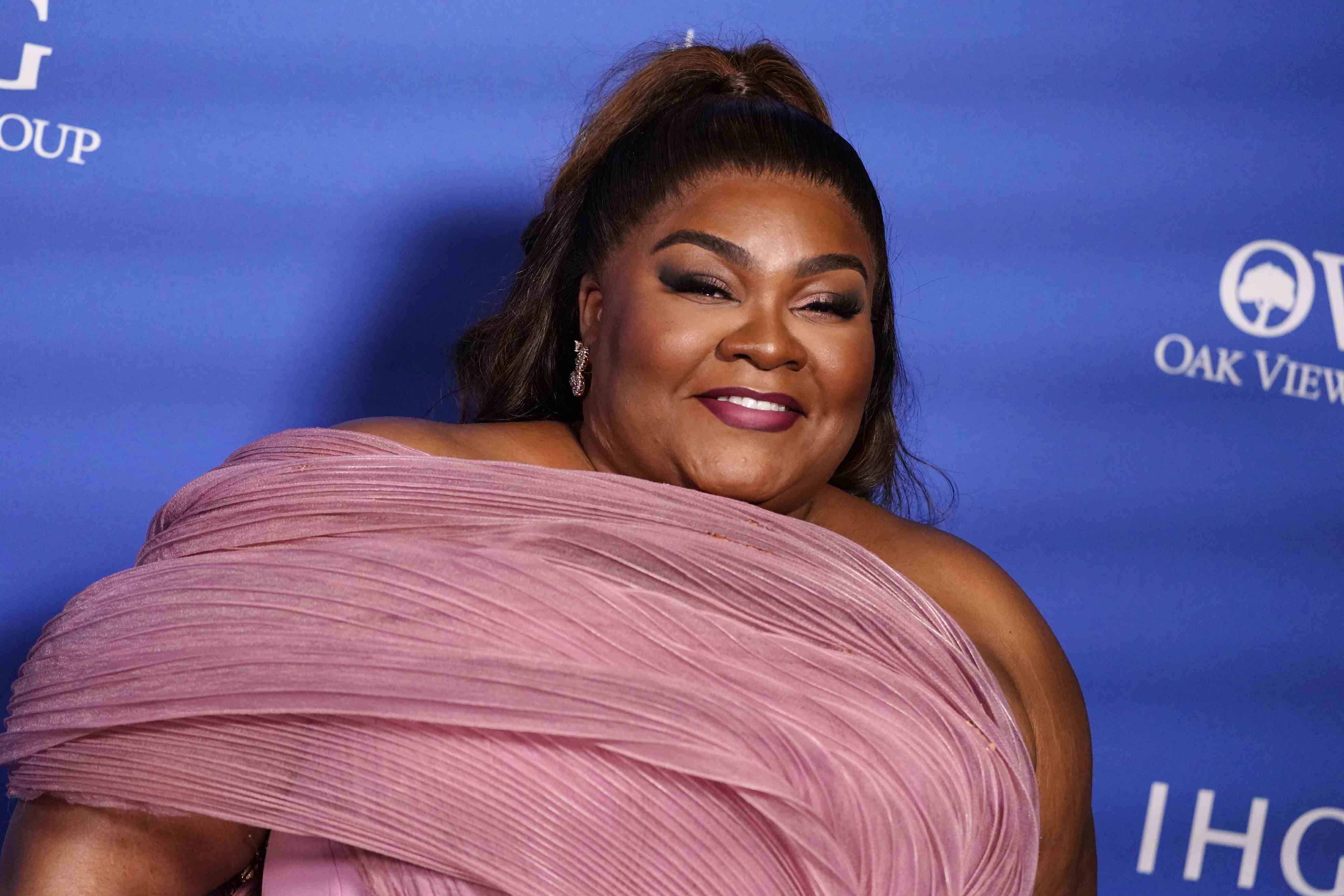 Da'Vine Joy Randolph posa en la sala de prensa de la 35a edición anual del Festival de Internacional de Cine de Palm Springs.