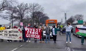 Manifestantes pro Gaza bloquean puentes y un túnel de acceso a Nueva York