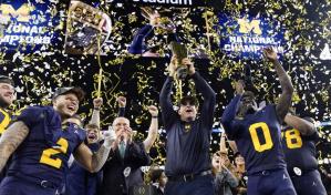 Jim Harbaugh finalmente obtiene el título con Michigan al superar a Washington
