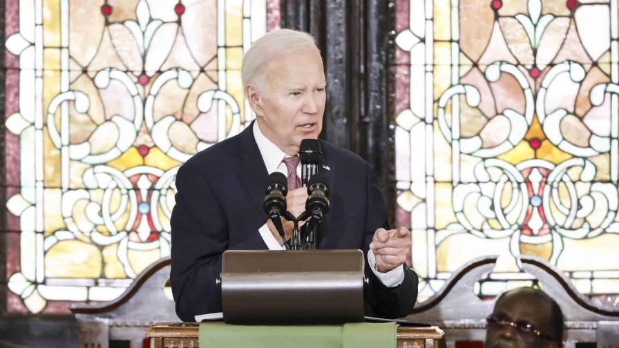 Biden alerta en una iglesia afroamericana sobre el veneno del supremacismo blanco