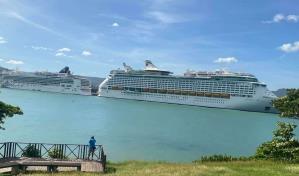 Cinco cruceros atracaron este martes en Puerto Plata