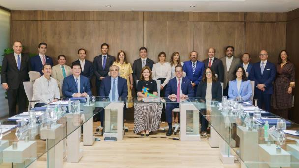 Directiva del Conep se reúne con la vicepresidenta Raquel Peña