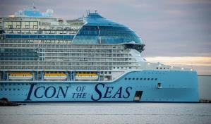 Llega a Miami para su inauguración, el Icon of the seas, el mayor crucero del mundo