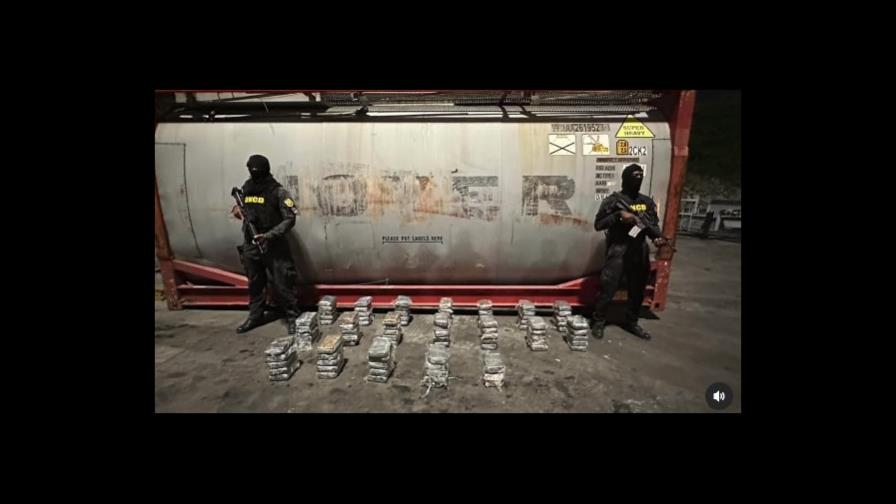Decomisan 93 paquetes de droga en el Puerto Multimodal Caucedo