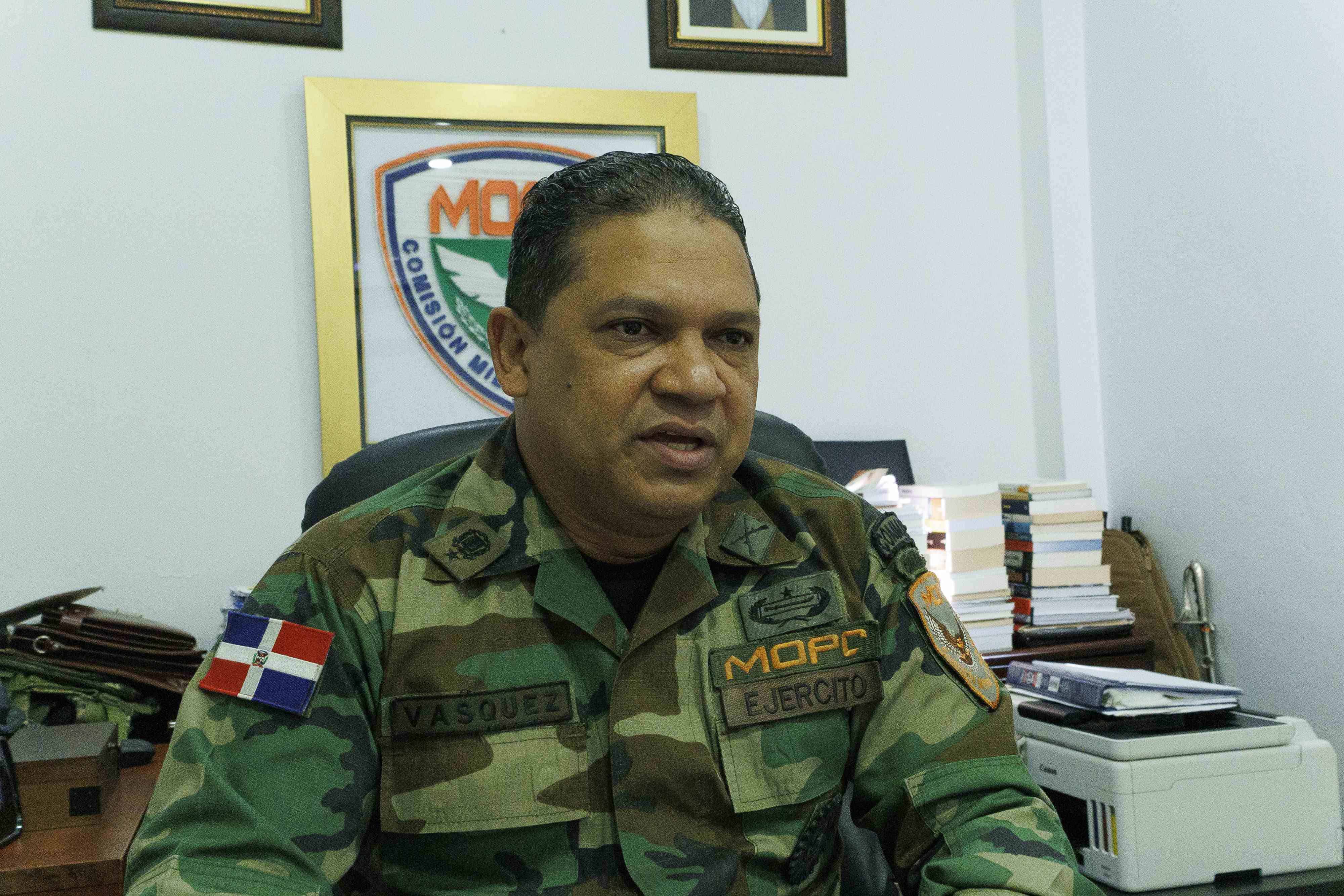General Rafael Vásquez Espínola, director de Comipol.