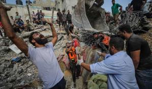 Israel ataca el sur de Gaza en plena gira regional de Blinken