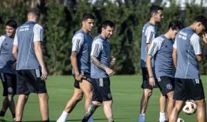 Messi y Luis Suárez se entrenan juntos por primera vez con el Inter Miami