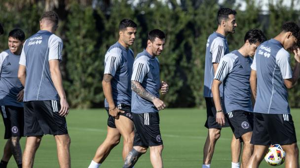 Messi y Luis Suárez se entrenan juntos por primera vez con el Inter Miami