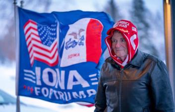 Gélido caucus en Iowa pone a prueba ventaja de Trump en contienda presidencial republicana