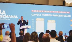 Abinader: turismo y exportaciones de zona franca son bujías de la economía