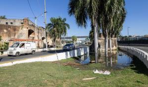 Fuerte San Diego está inundado