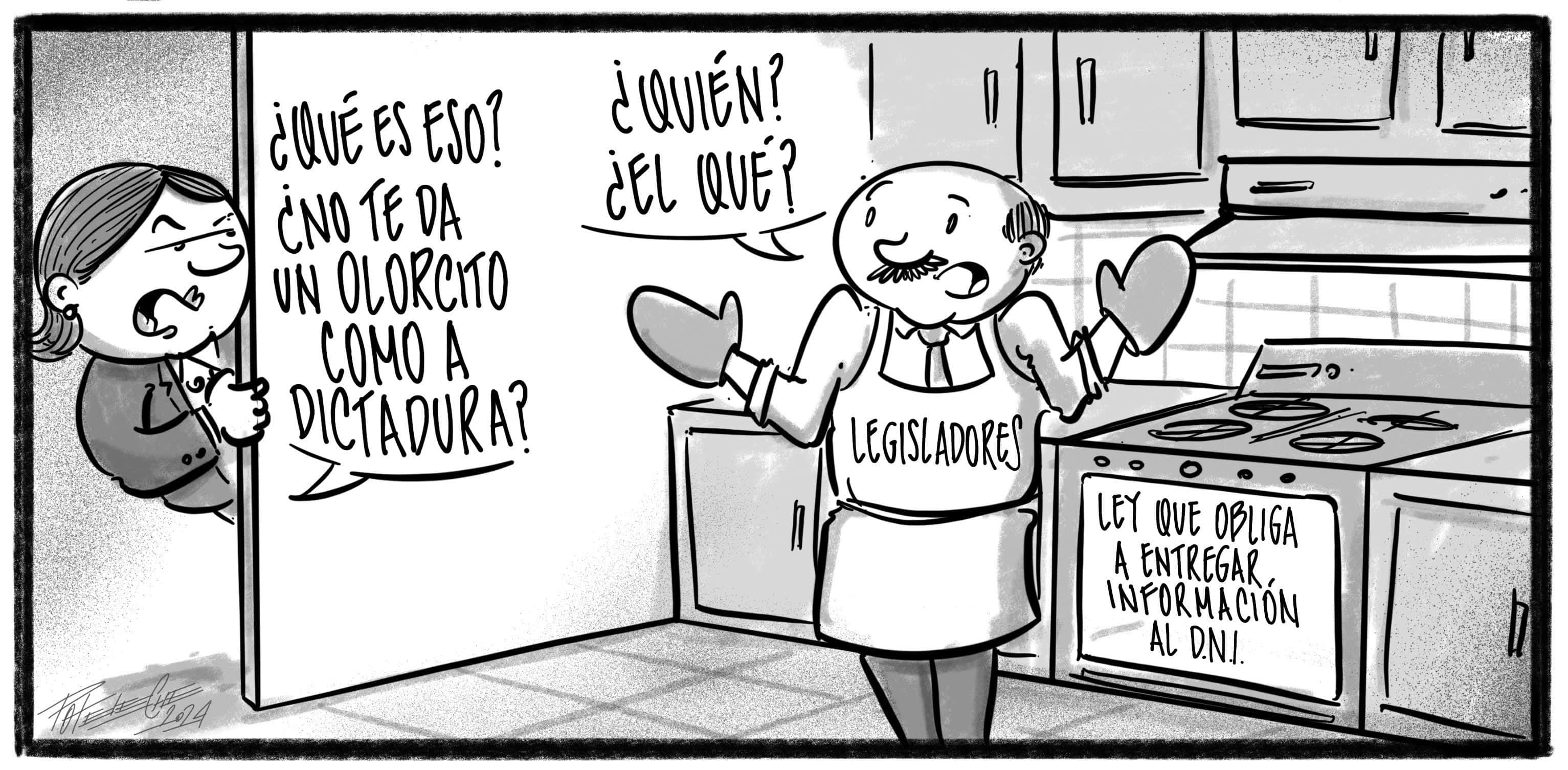 Caricatura de Noticiero Poteleche 17 enero 2024