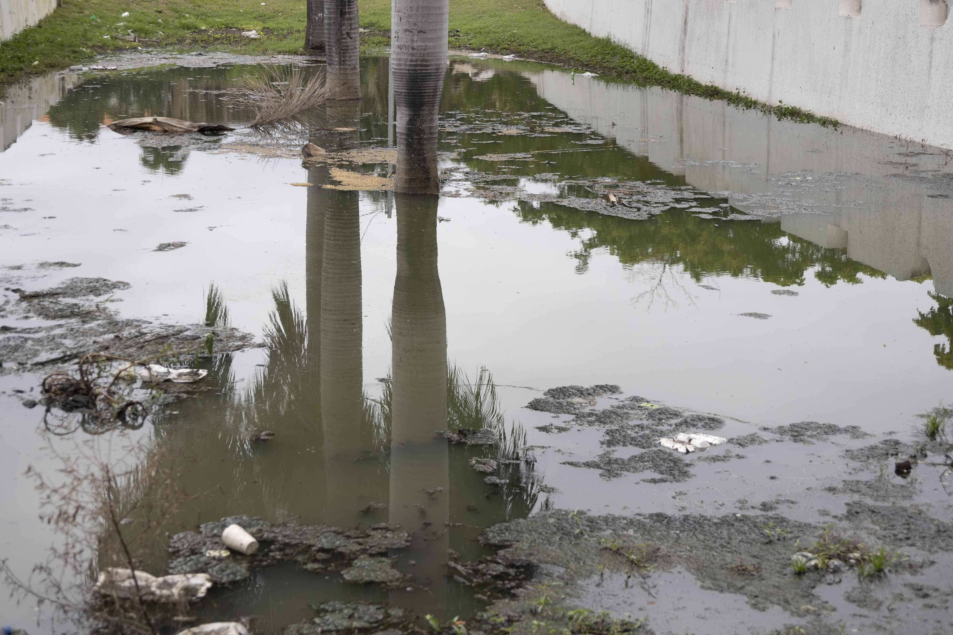 Se mantienen los charcos, pero con menos agua.