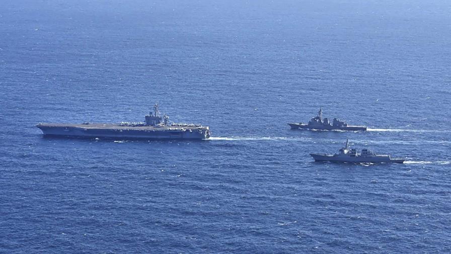EEUU, Seúl y Tokio realizan maniobras navales conjuntas mientras crece la tensión con Norcorea