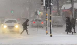 Nieve y ventiscas en Europa, con vuelos cancelados en Alemania