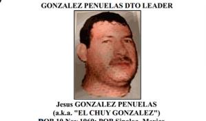 EE.UU. ofrece 5 millones de recompensa por informaci&oacute;n del capo mexicano Chuy Gonz&aacute;lez