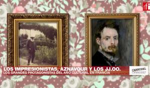 Los impresionistas, Charles Aznavour y los JJ.OO., los protagonistas del a&ntilde;o cultural en Francia