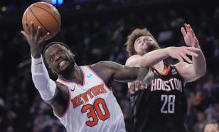 Randle aporta 31 puntos a victoria de Knicks sobre Rockets, 109-94