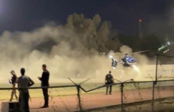 ¡Llegó en helicóptero! Luis Miguel ya está en el Centro Olímpico para reponer concierto