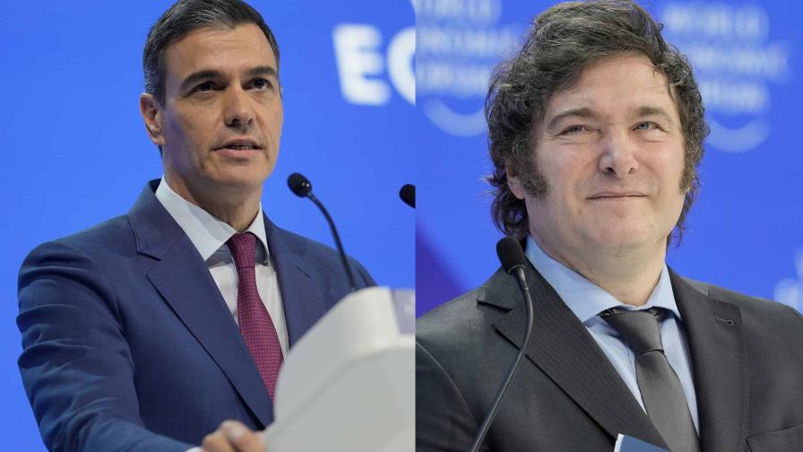 Milei y Sánchez, dos modelos contrapuestos en Davos